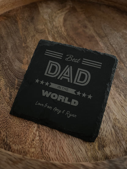 Personalised Beer Glass & Coaster Set