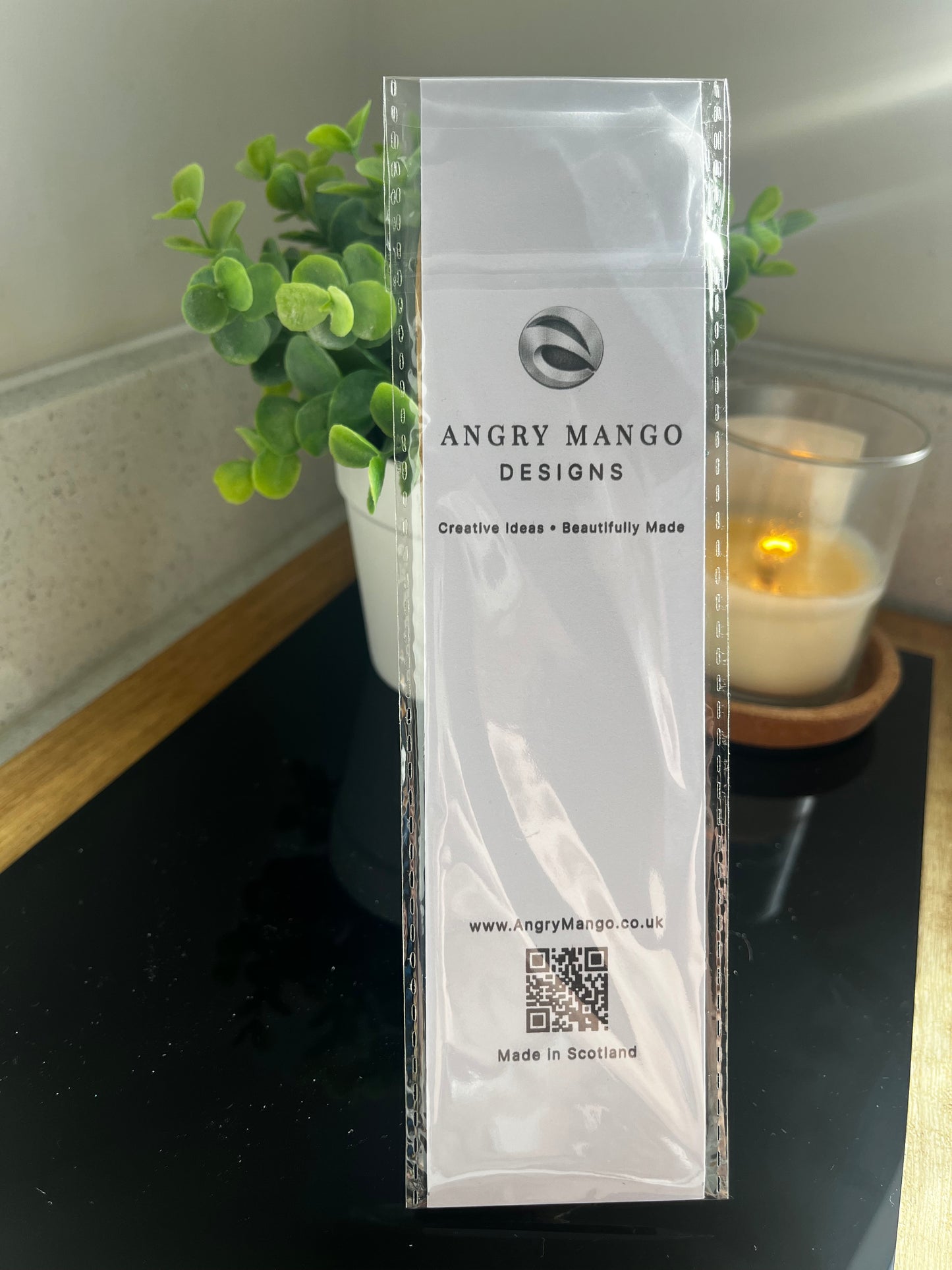 Engraved Wooden Bookmarks - Scottish Line Art