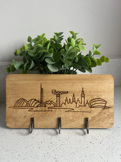 Engraved Key Holders - Scottish Line Art