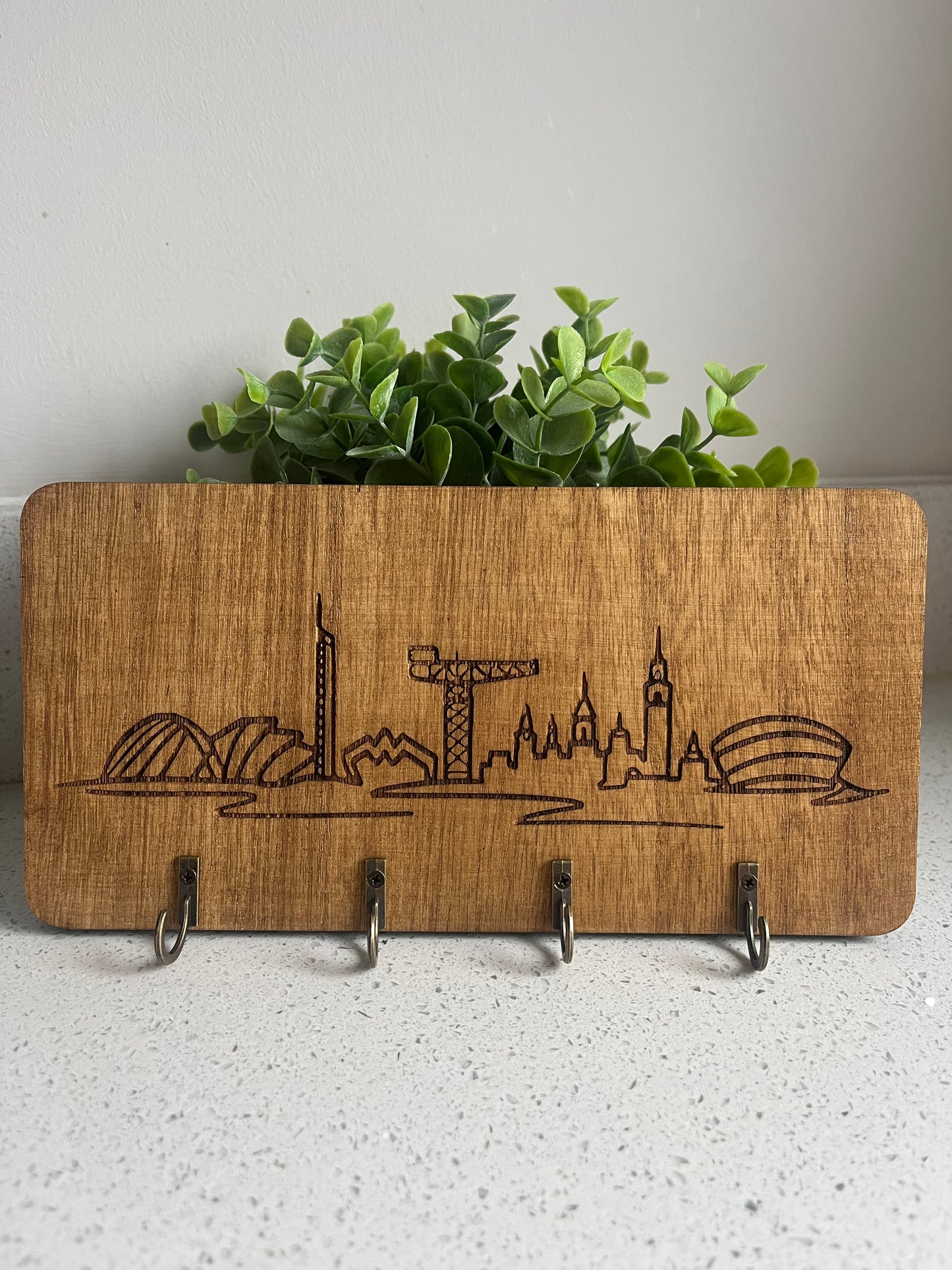 Engraved Key Holders - Scottish Line Art