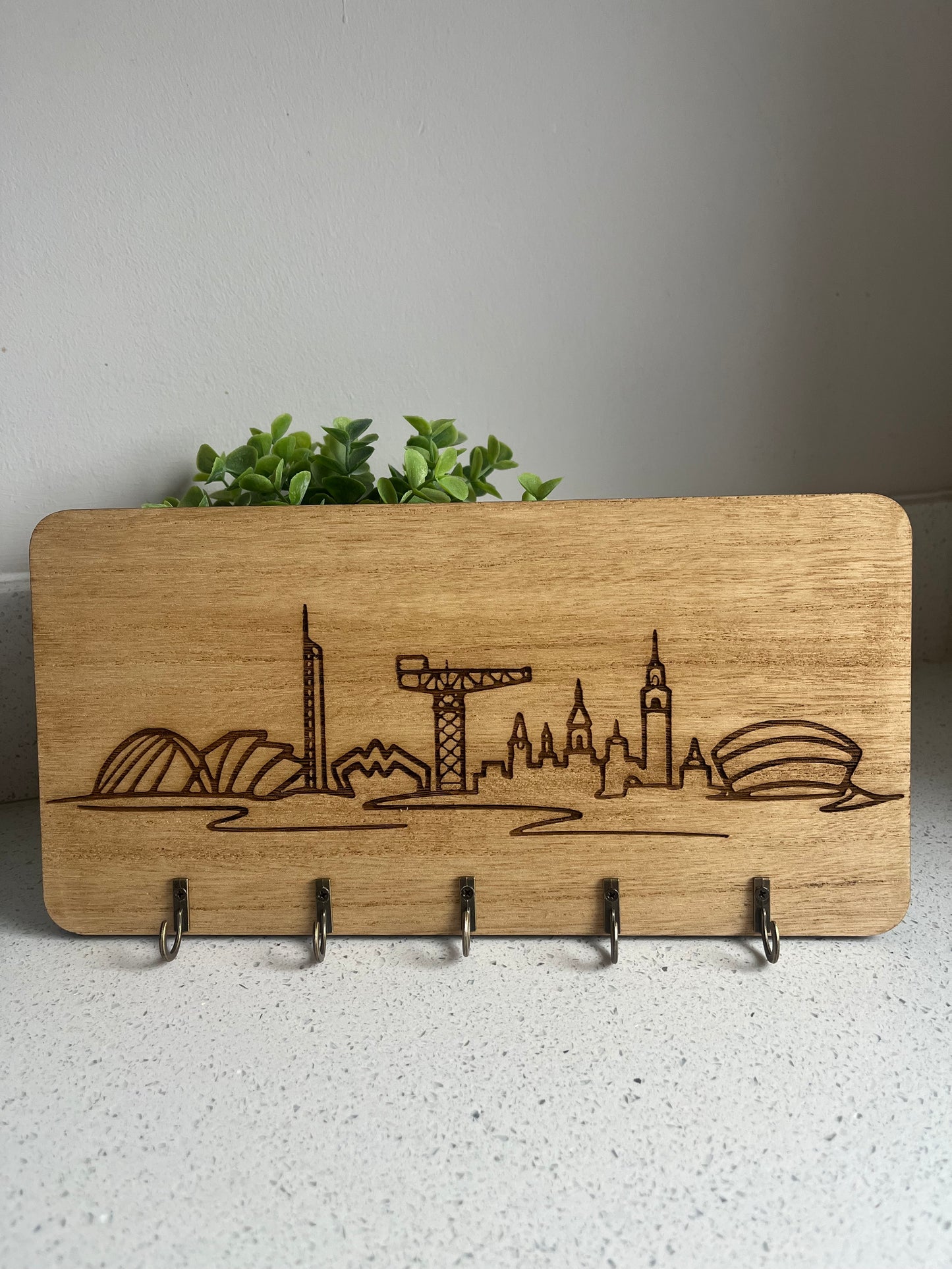 Engraved Key Holders - Scottish Line Art