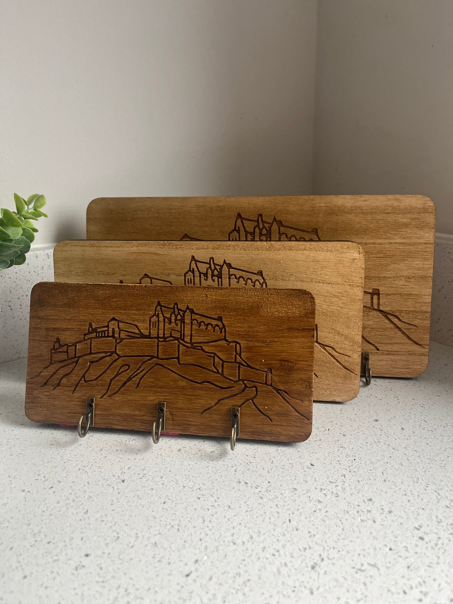 Engraved Key Holders - Scottish Line Art