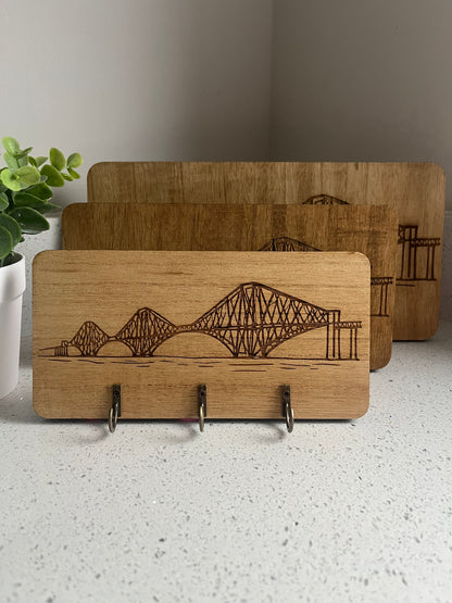 Engraved Key Holders - Scottish Line Art