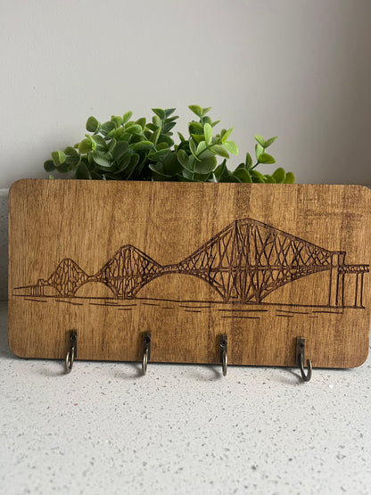 Engraved Key Holders - Scottish Line Art