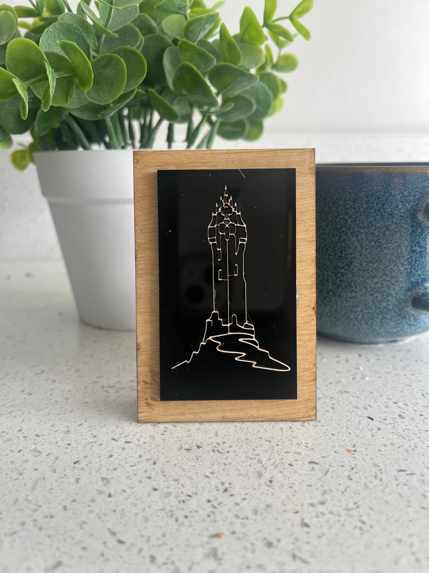 3D Fridge Magnets - Scottish Line Art