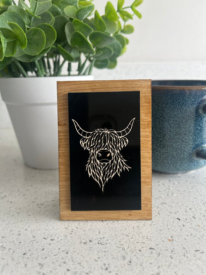 3D Fridge Magnets - Scottish Line Art